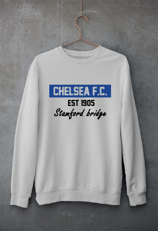 Chelsea Unisex Sweatshirt for Men/Women Hoodie with Relaxed Fit Easy Casual