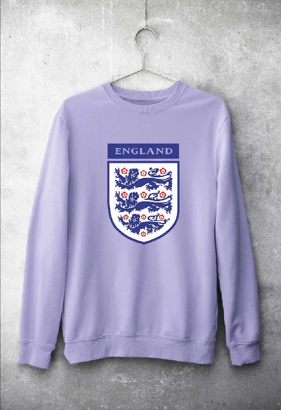 England Football Unisex Sweatshirt for Men/Women Hoodie with Fur Luxurious Winter