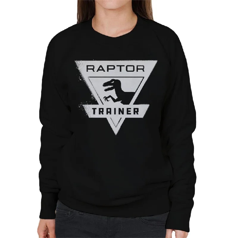 Jurassic Park Raptor Trainer Women's Sweatshirt Hoodie with Contrast Stitching Detailed Premium