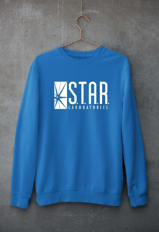 Star laboratories Unisex Sweatshirt for Men/Women Hoodie with Metallic Shiny Futuristic