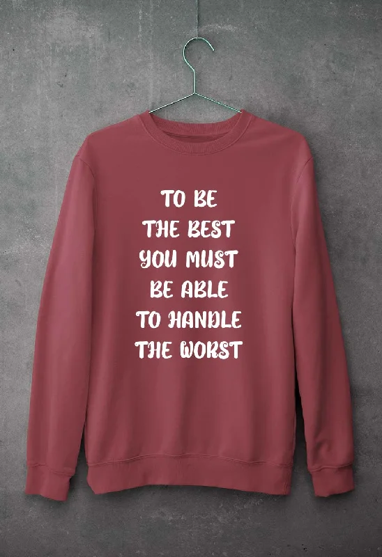 Be the Best Unisex Sweatshirt for Men/Women Hoodie with Ribbed Cuffs Snug Fit Comfort