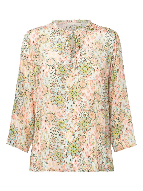 Charlotte Sparre Laila Blouse Jasmin Green Vintage Lace Blouse