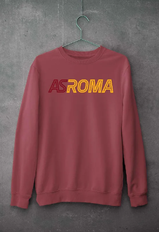 A.S. Roma Unisex Sweatshirt for Men/Women Hoodie with Back Slit Movement Comfort