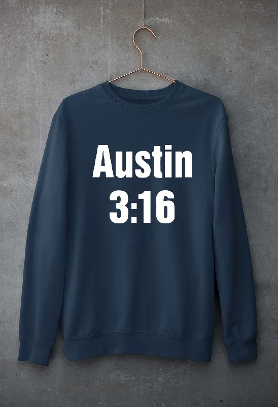 Stone Cold Steve Austin (WWE) Unisex Sweatshirt for Men/Women Hoodie with Hem Frayed Vintage Worn