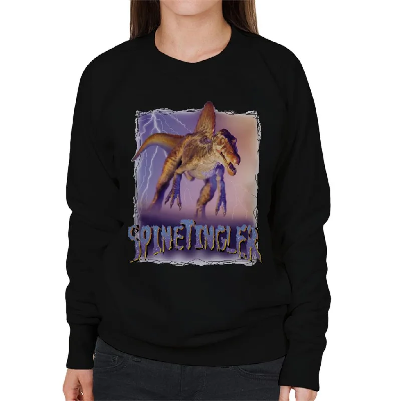 Jurassic Park Spinetingler Women's Sweatshirt Hoodie with Cuffed Sleeves Snug Secure