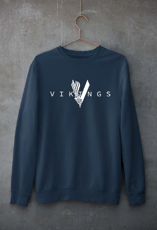 Vikings Unisex Sweatshirt for Men/Women Hoodie with Fur Luxurious Winter