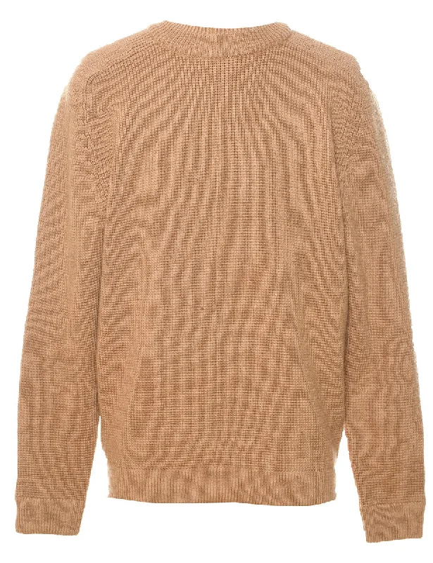 Light Brown Jumper - M Velvet Chenille Corduroy