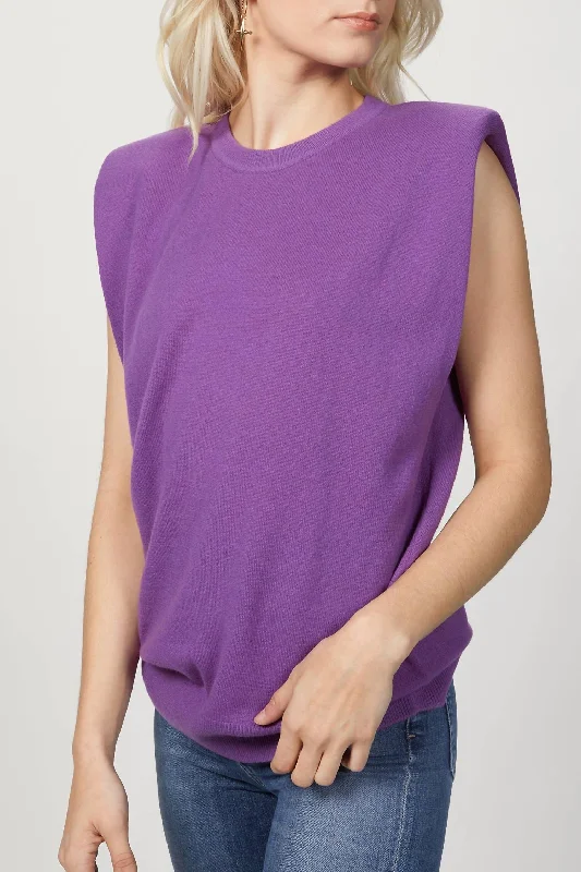 Jaitlin Sweater In Charisma Neon Metallic Matte