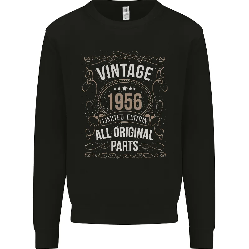 68th Birthday Limited Edition 1956 Mens Sweatshirt Jumper Hoodie Dress Longline Feminine