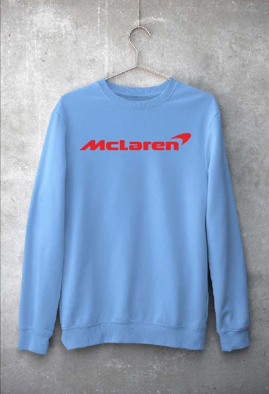 Mclaren Unisex Sweatshirt for Men/Women Hoodie with Ribbed Hem Stretchable Secure