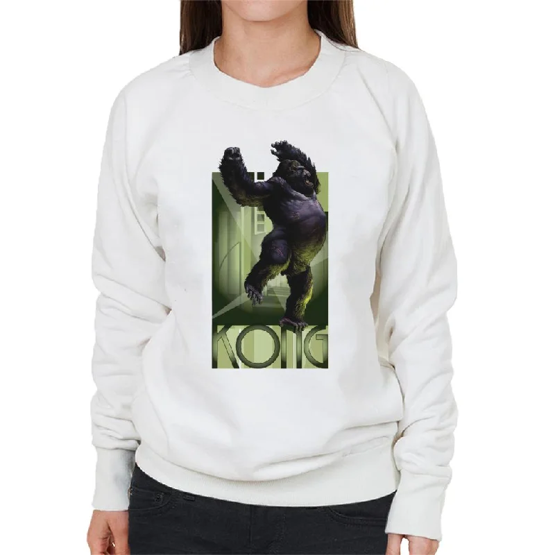 King Kong Balancing Women's Sweatshirt Hoodie with Belted Waist Structured Tailored