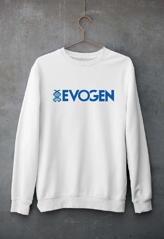 Evogen Unisex Sweatshirt for Men/Women Hoodie with Zipper Placket Modern Functional