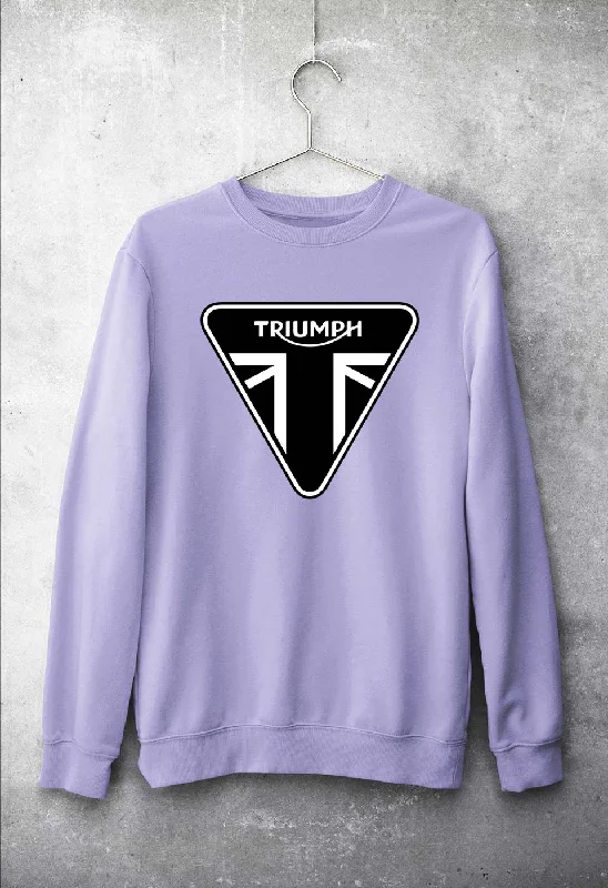 Triumph Unisex Sweatshirt for Men/Women Hoodie with Drop Shoulder Relaxed Streetwear