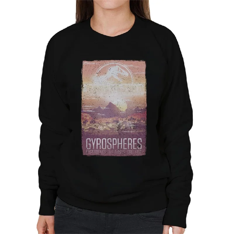 Jurassic Park Gyrospheres Experience The Dinos Upclose Women's Sweatshirt Cotton Hoodie Fleece Lining Warmth