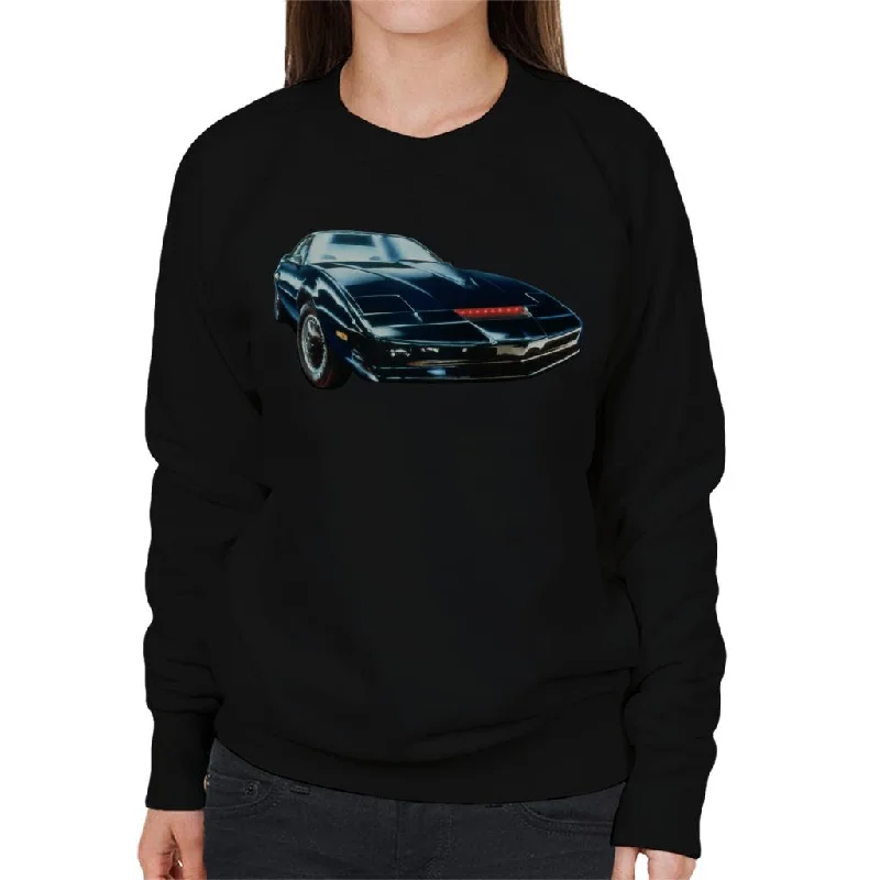 Knight Rider KITT The Supercar Women's Sweatshirt Hoodie Crop Top Short Trendy