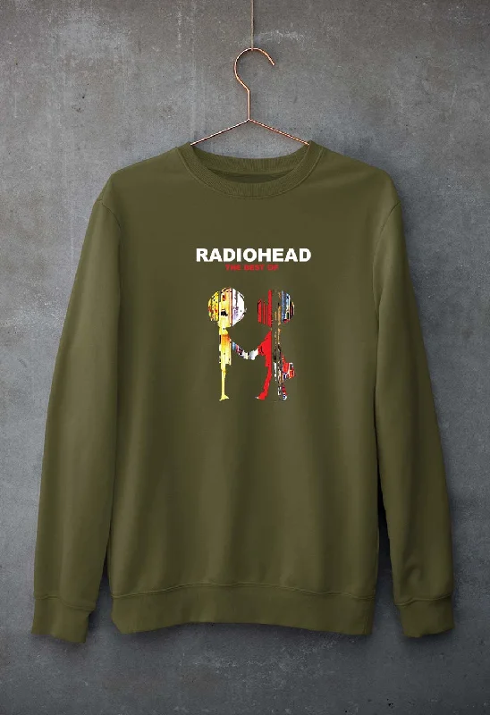 Radiohead Unisex Sweatshirt for Men/Women Hoodie with Half-Zip Sporty Casual