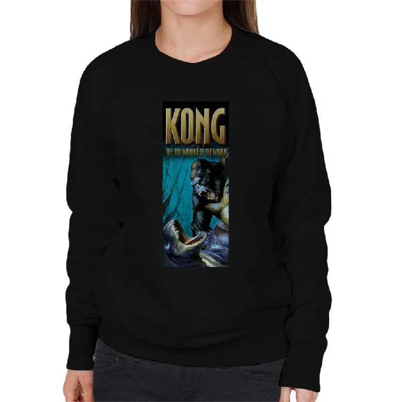 King Kong The 8th Wonder Of The World Women's Sweatshirt Hoodie with Zipper Versatile Modern