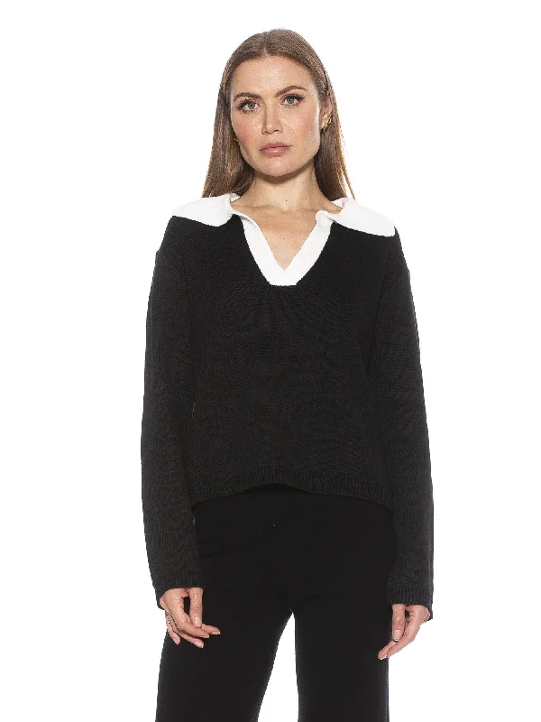 Evander Sweater Mesh Blend Leather Blend Suede Blend