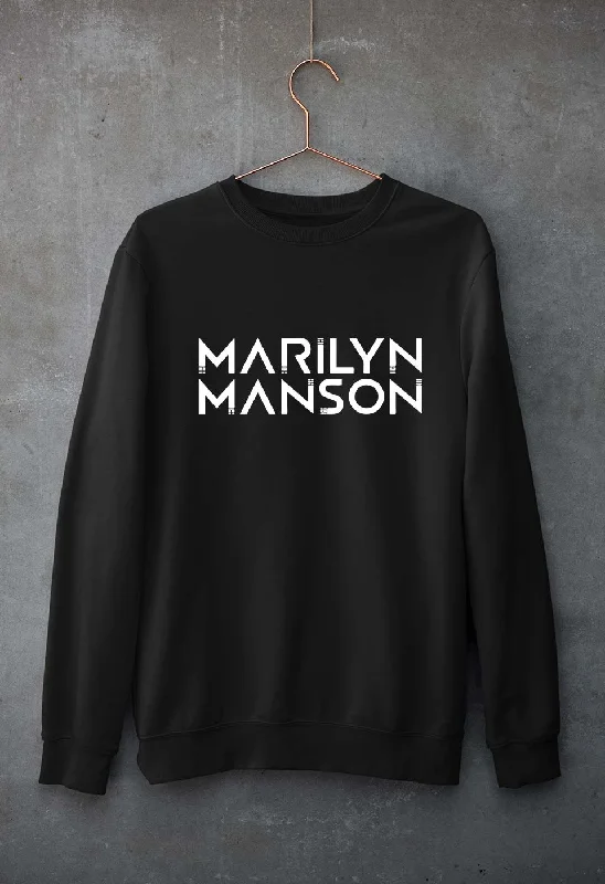 Marilyn Manson Unisex Sweatshirt for Men/Women Hoodie with Belted Waist Structured Tailored