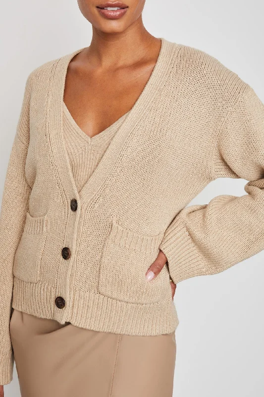 Bailey 44 Lana Sweater Cardigan in Birch Long Sweater Short Sweater Cropped Sweater