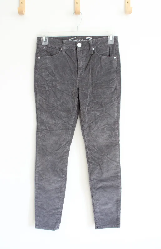 Seven7 Ultra High Rise Skinny Gray Corduroy Pants | 4 Comfortable Wide-Leg Pants