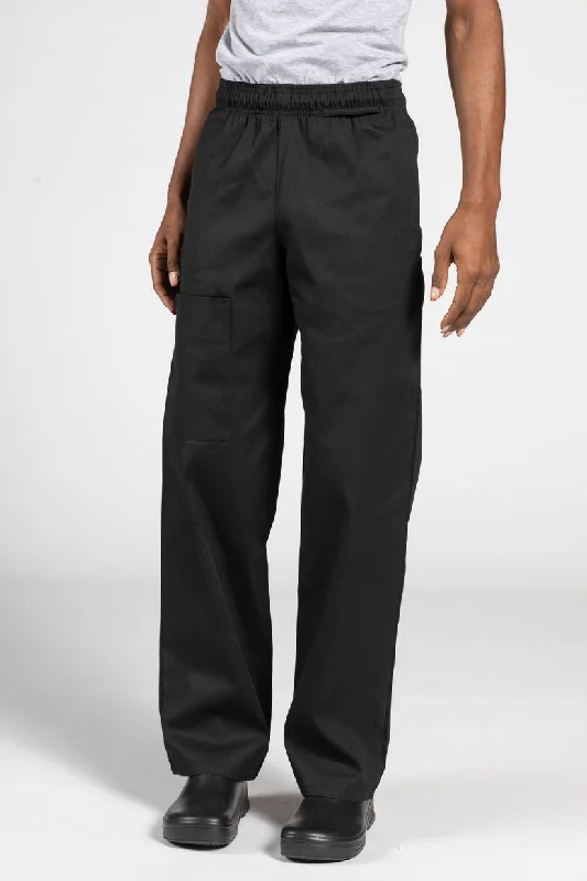 Cargo Chef Pant - Black Lightweight Jogger Pants