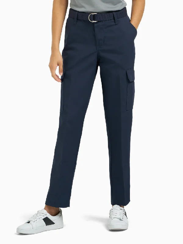 Ladies' Industrial Cargo Pant - Navy Formal Dress Pants