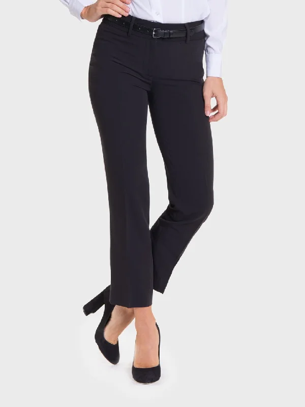 Ladies' Jordan Ankle Pant - Black Elegant Trouser Pants