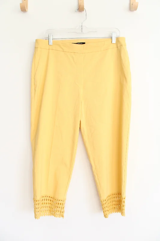 Zac & Rachel Yellow Capri Pants | 12 Stylish Elastic Waist Pants