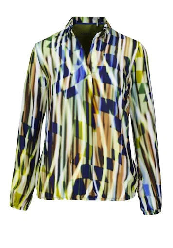 Adina Blouse Sheer Sleeve Blouse