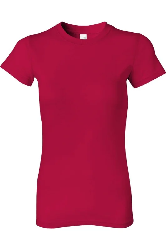 Anvil Women´s Lightweight Ringspun Fitted T-Shirt Embroidered Appliqued Beaded