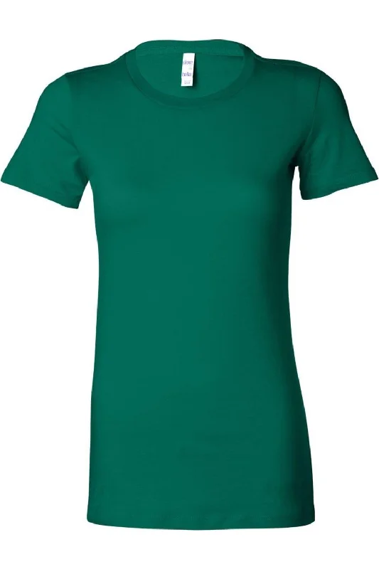 BELLA + CANVAS Women´s Slim Fit Tee Denim Fabric Leather Fabric Suede Fabric