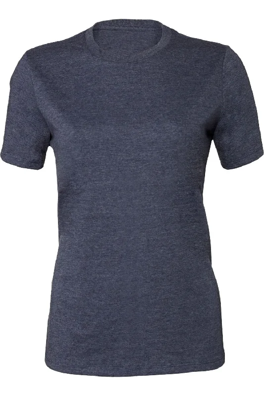 Bella + Canvas Womens/Ladies Heather Jersey Relaxed Fit T-Shirt Cotton Fabric Linen Fabric Terry Fabric