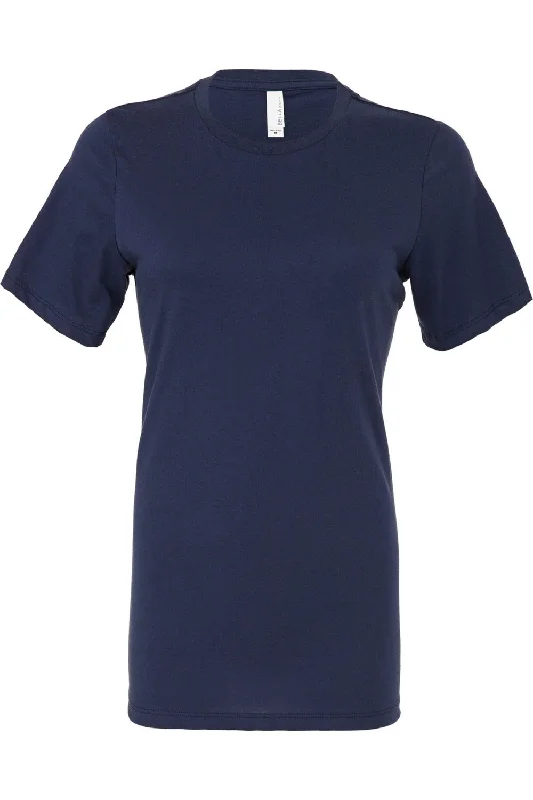 Bella + Canvas Womens/Ladies Jersey Short-Sleeved T-Shirt Hooded Caped Shawl Collar