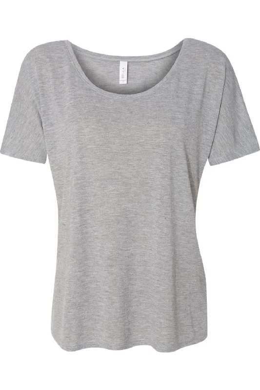 BELLA + CANVAS Womens Slouchy Tee Fleece Fabric Down Fabric Feather Fabric