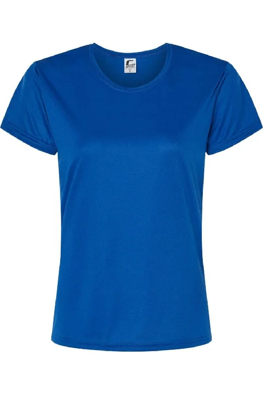 C2 Sport Womens Performance T-Shirt Print Jacquard Patchwork