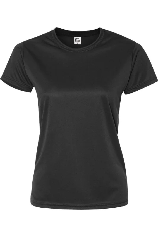 C2 Sport Womens Performance T-Shirt V-Neck T-Shirt Long Sleeve Cotton