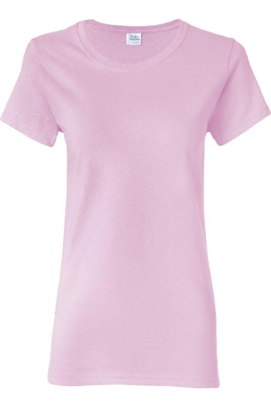 Gildan Heavy Cotton Womens T-Shirt Cashmere Blend Cotton Blend Poly Blend