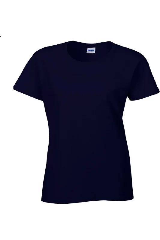 Gildan Ladies/Womens Heavy Cotton Missy Fit Short Sleeve T-Shirt Polka Dot Checkered Tartan Gildan Ladies/Womens Heavy Cotton Missy Fit Short Sleeve T-Shirt Polka Dot Checkered Tartan