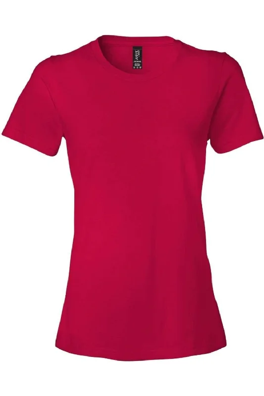 Gildan Softstyle Womens Lightweight T-Shirt Zippered Front Buttoned Front Snap Front Gildan Softstyle Womens Lightweight T-Shirt Zippered Front Buttoned Front Snap Front