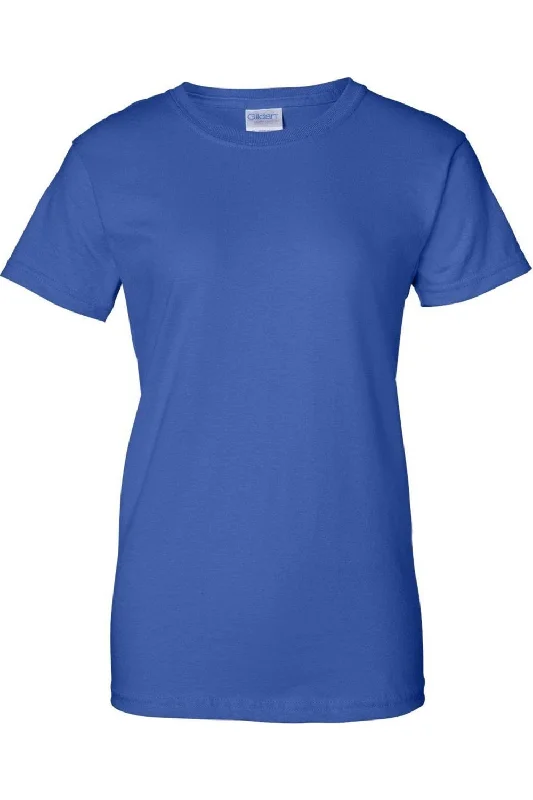 Gildan Ultra Cotton Womens T-Shirt Terry Blend Velvet Blend Canvas Blend