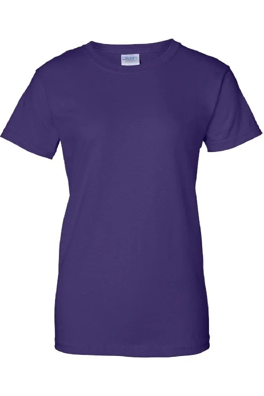 Gildan Ultra Cotton Womens T-Shirt Embroidered Appliqued Beaded