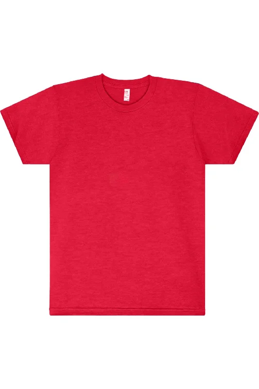 Los Angeles Apparel USA-Made Women´s 50/50 T-Shirt V-Neck T-Shirt Long Sleeve Cotton