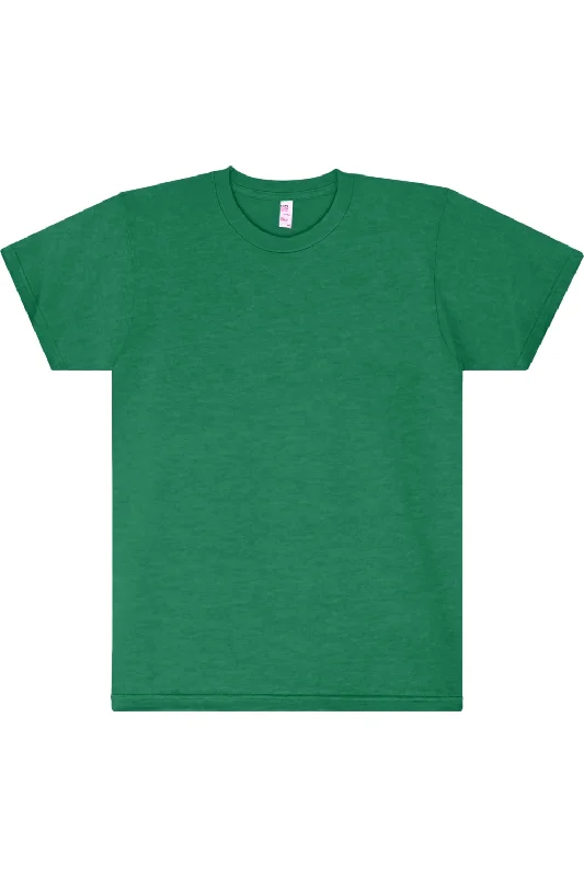 Los Angeles Apparel USA-Made Women´s 50/50 T-Shirt Ribbed T-Shirt High Neck Heavyweight