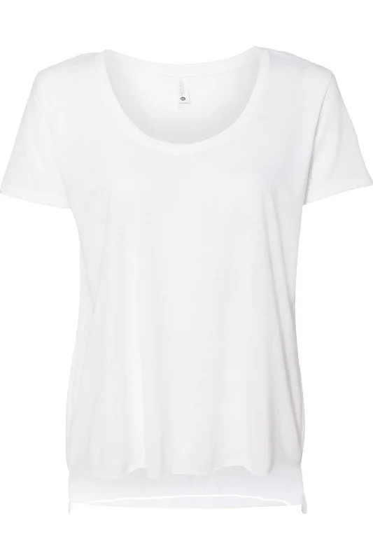 Next Level Women´s Festival Scoop Neck T-Shirt Striped Floral Plaid