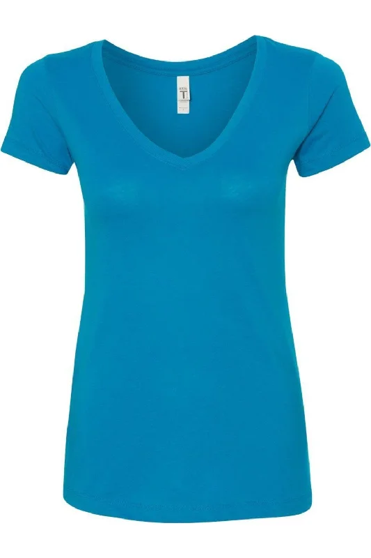 Next Level Women´s Ideal V-Neck T-Shirt Nylon Fabric Polyester Fabric Spandex Fabric