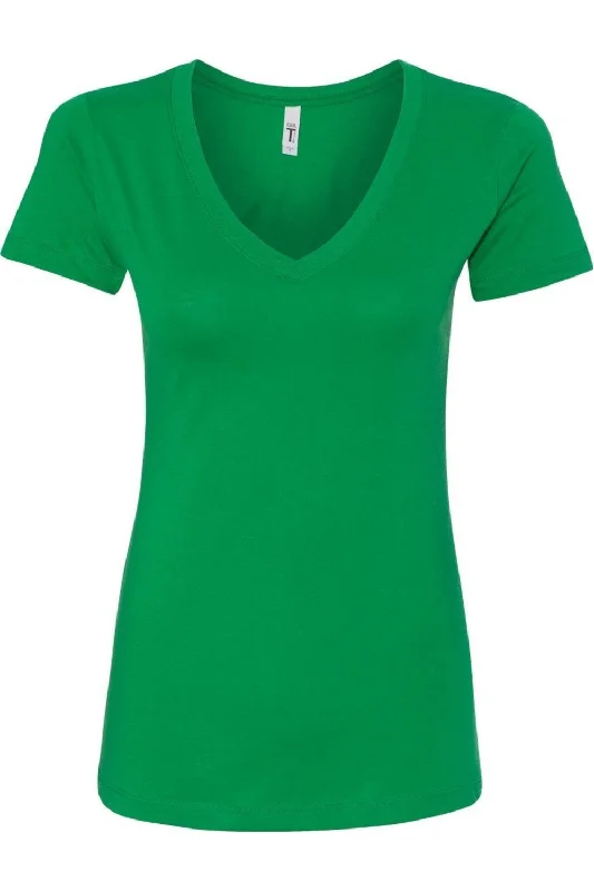 Next Level Women´s Ideal V-Neck T-Shirt Spandex Blend Rayon Blend Denim Blend
