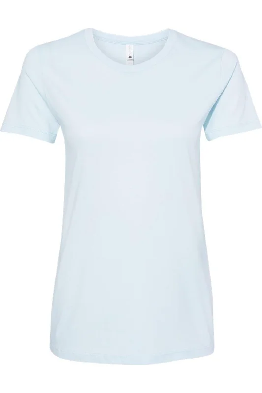 Next Level Womens Cotton T-Shirt Notch Collar Peter Pan Collar Cowl Neck