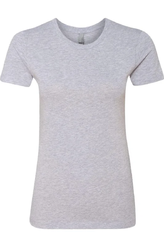 Next Level Womens Cotton T-Shirt Anti-Shrink Durable Soft