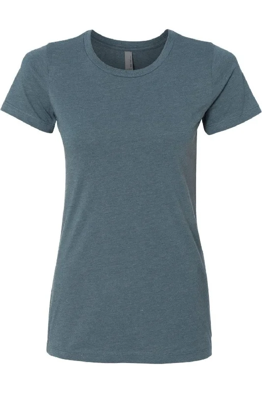 Next Level Womens CVC T-Shirt Mesh Canvas Denim